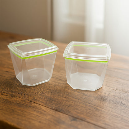 Food Storage Container Set With Leak-proof Lid (500 Ml  2 Pc)