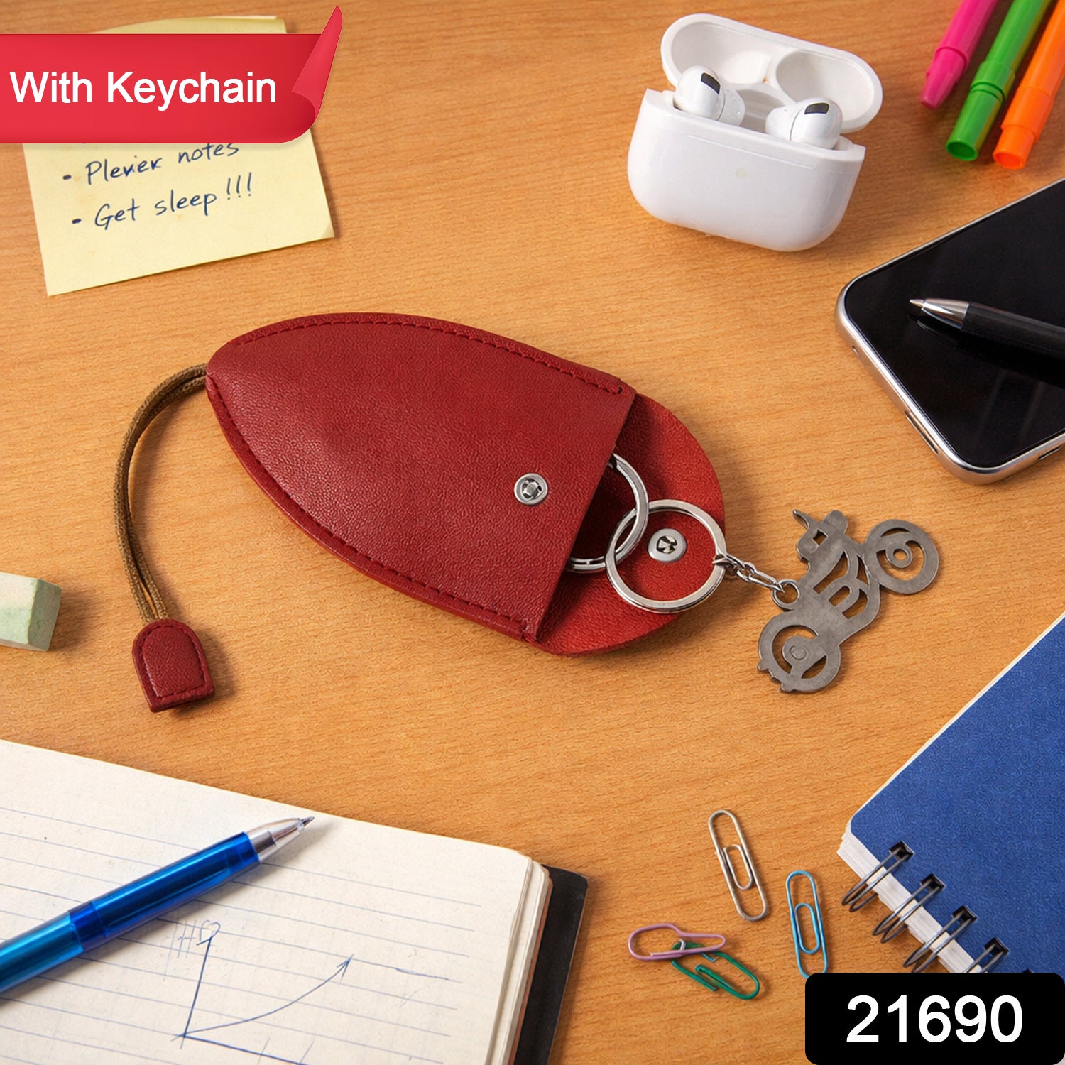Stylish Compact Keyholder Pouch (1 Pc)