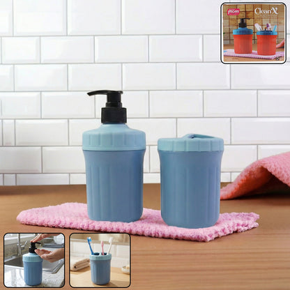 Multipurpose Soap Dispenser With Utility Holder (1 Set)