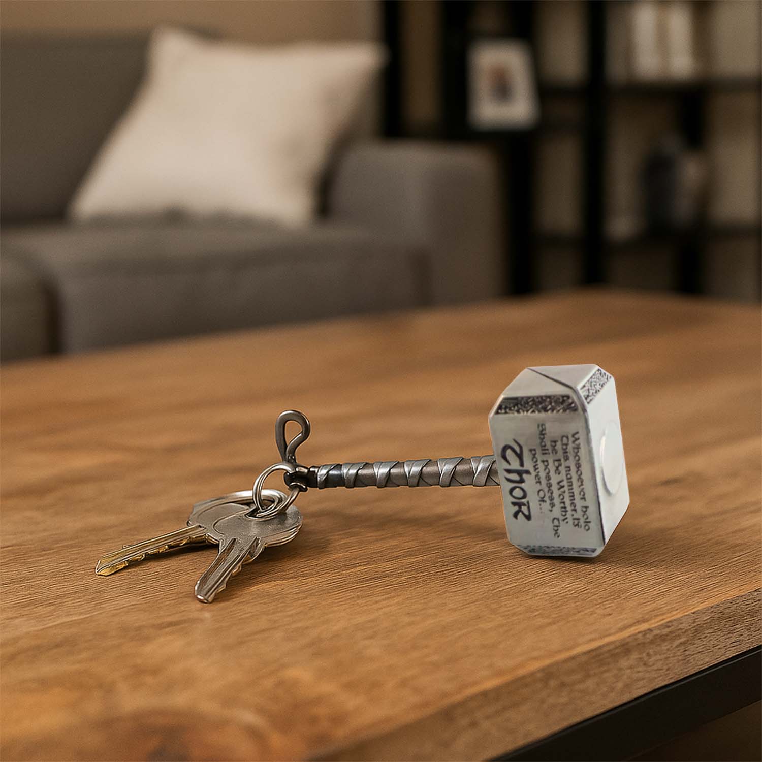 Big Metal Hammer Shape Keychain (1 Pc)