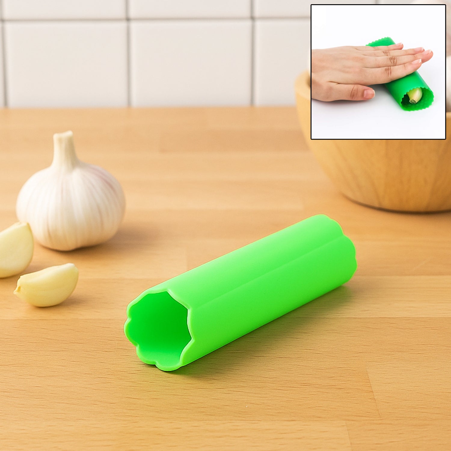 Premium Silicone Garlic Peeler Tube (1 Pc)