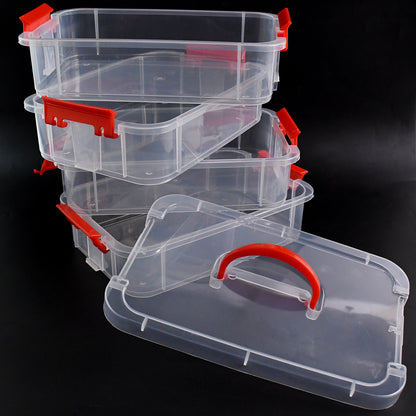 4-layer Transparent Multipurpose Plastic Storage Box