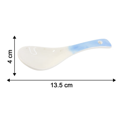 Premium Ceramic Serving Spoon (14 Cm 1 Pc)