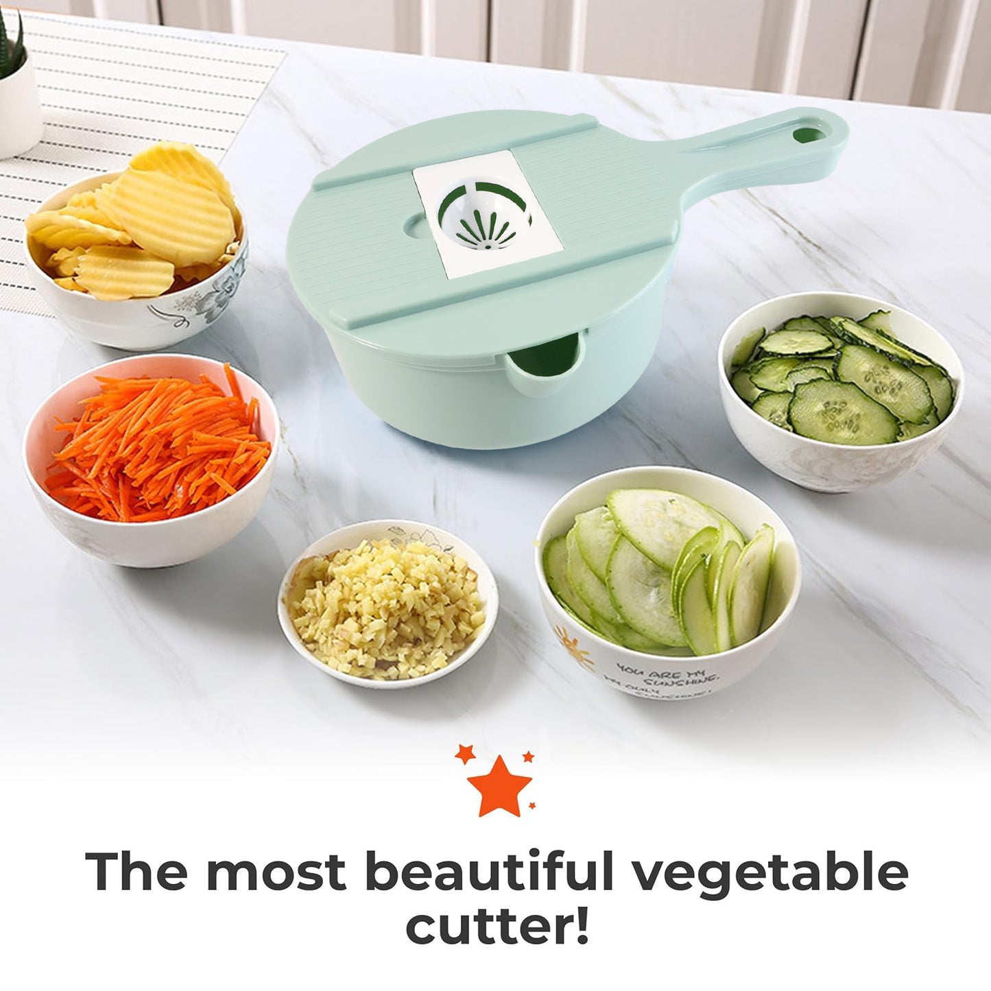 Multi-function Vegetable Cutter  Grater Set