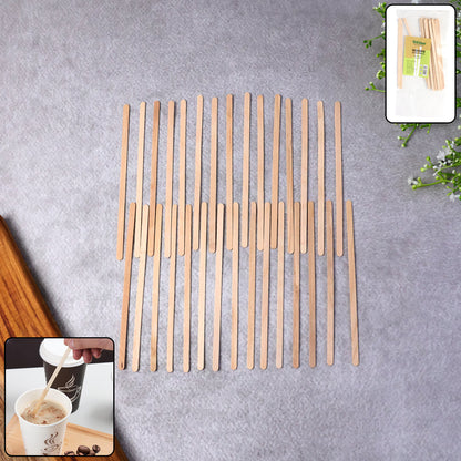 Freshee Wooden Coffee Stirrers 14051 Mm  30 Pcs Pack